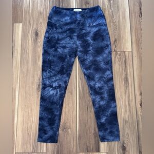 Rachel Zoe Navy Tie-Dye Leggings size M